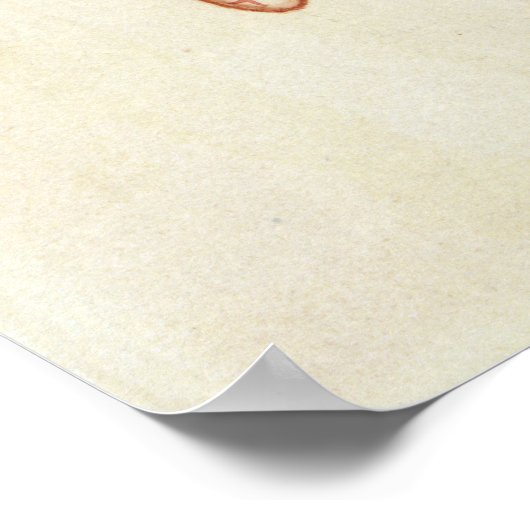 Blackbird in Snow, Ikeda Koson Poster (Hoek)