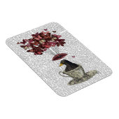 Blackbird in Teacup Magneet (Rechterzijde)