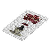 Blackbird in Teacup Magneet (Linkerzijde)