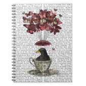 Blackbird in Teacup Notitieboek (Voorkant)