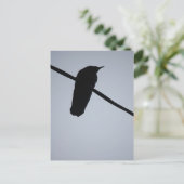 BlackBird op een drager Briefkaart (Staand voorkant)