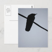 BlackBird op een drager Briefkaart (Voorkant / Achterkant)