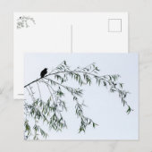 Blackbird op Willow Briefkaart (Voorkant / Achterkant)