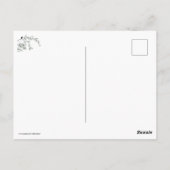 Blackbird op Willow Briefkaart (Achterkant)