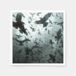 Blackbird Raven Crow Party Servet