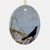 Blackbird Sing Keramisch Ornament (Rechts)