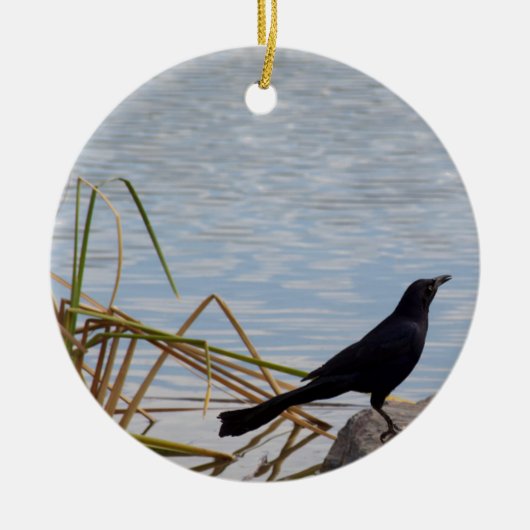 Blackbird Sing Keramisch Ornament (Voorkant)
