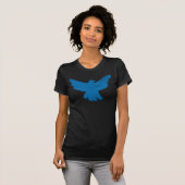 BlackBird-SkyeBlue T-shirt (Voorkant volledig)