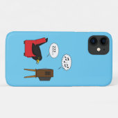 Blackbird Sleeping voor de tv-strip Case-Mate iPhone Case (Achterkant (horizontaal))