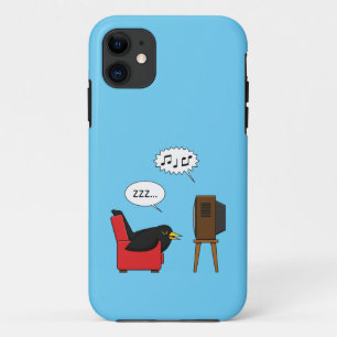 Blackbird Sleeping voor de tv-strip Case-Mate iPhone Case