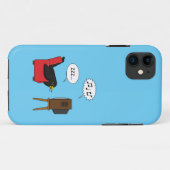 Blackbird Sleeping voor de tv-strip Case-Mate iPhone Case (Achterkant (horizontaal))