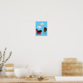 Blackbird Sleeping voor de tv-strip Poster (Keuken)