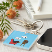 Blackbird Sleeping voor de tv-strip Sleutelhanger (Voorkant Rechts)