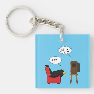 Blackbird Sleeping voor de tv-strip Sleutelhanger