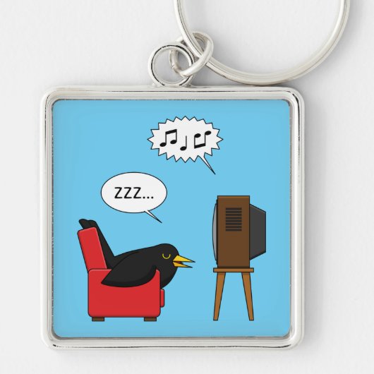 Blackbird Sleeping voor de tv-strip Sleutelhanger (Voorkant)