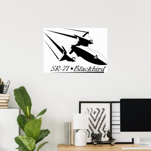 Blackbird SR-71 Poster (Thuiskantoor)