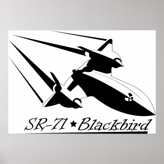 Blackbird SR-71 Poster (Voorkant)