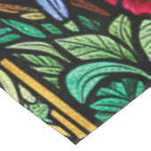 Blackbird Stained Glass Corvid Raven Tafelkleed (Gekanteld)