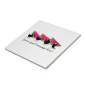 Blackbird Watermelon Picnic Tegeltje (Zijkant)