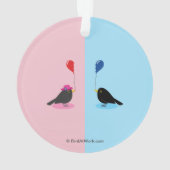 Blackbird zoekt je andere helft ornament (achterkant)