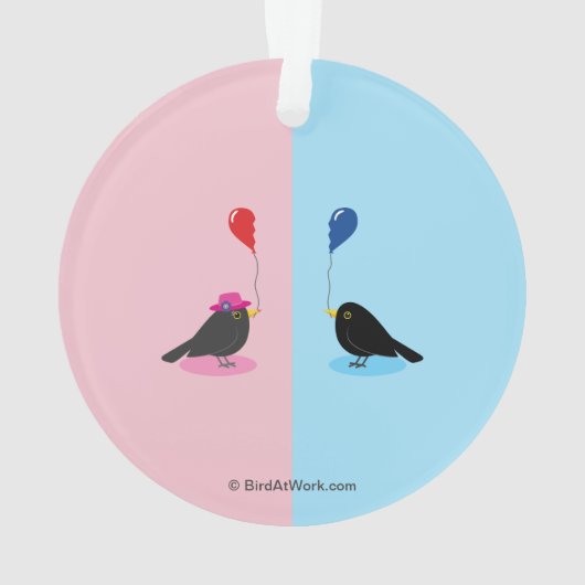 Blackbird zoekt je andere helft ornament (achterkant)