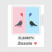 Blackbird zoekt je andere helft sticker (Vel)