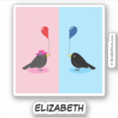 Blackbird zoekt je andere helft sticker (Voorkant)