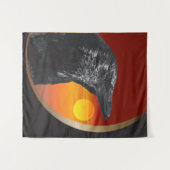 Blackbirds Afbeelding van Crow Wandkleed (Voorkant (horizontaal))