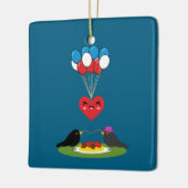 Blackbird's Spaghetti Meatballs Valentine's Date Keramisch Ornament (Links)