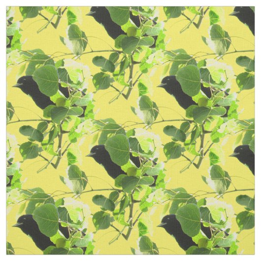 Blackbirds stof (Swatch)