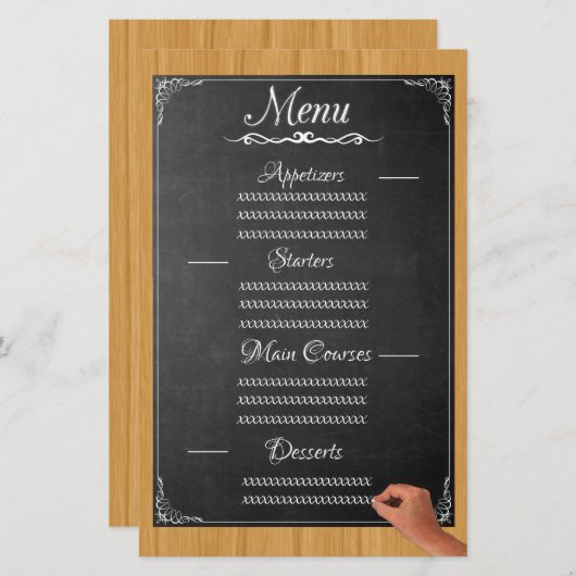 Blackboard (Voorkant / Achterkant)