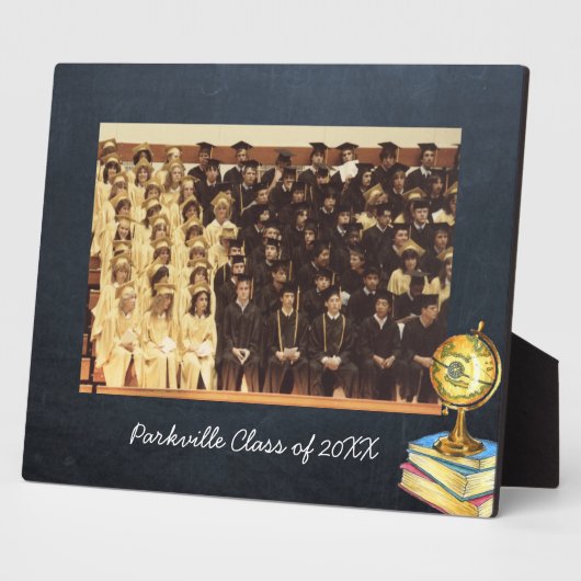 Blackboard Afstuderen Foto Plaque 8x10 Fotoplaat (Zijkant)