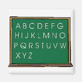 Blackboard Alphabet Magneet (Voorkant)