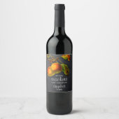 Blackboard Apple Teacher Appreciation Wine Label Wijn Etiket (Voorkant)