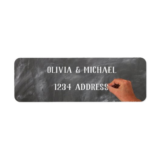 Blackboard Etiket (Voorkant)