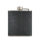 Blackboard Groomsman Wedding Hip Flask Heupfles (Achterkant)