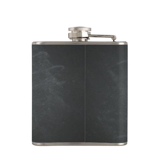Blackboard Groomsman Wedding Hip Flask Heupfles (Achterkant)