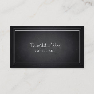 Blackboard krijt retro leisteen professionele lijn visitekaartje