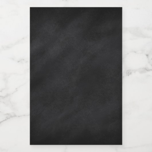 Blackboard-look - Creëer Uw eigen Voedselcontainer Etiket (Enkel label)