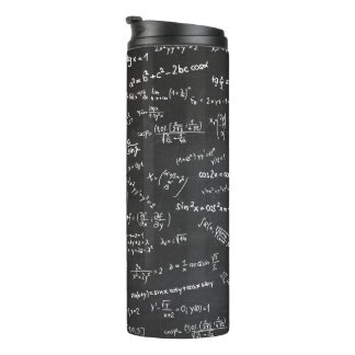 Blackboard met Wiskunde formules Thermosbeker