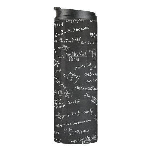 Blackboard met Wiskunde formules Thermosbeker (Geroteerd rechts)