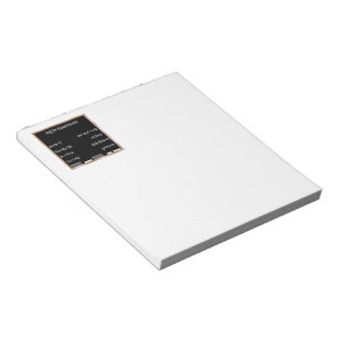 Blackboard met Wiskunde-vergelijkingen Notitieblok