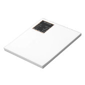 Blackboard met Wiskunde-vergelijkingen Notitieblok (Linkerzijde)