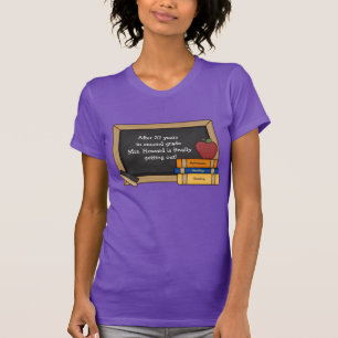 Blackboard Retirement T-Shirt van de leraar