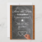Blackboard Save The Date (Voorkant)