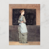 Blackboard Schoolhouse Winslow Homer Briefkaart (Voorkant)
