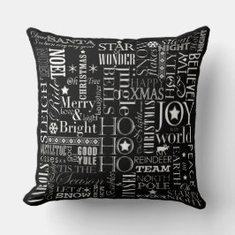 Blackboard-Sierkussen voor feestdagen 20 x 20 inch Kussen