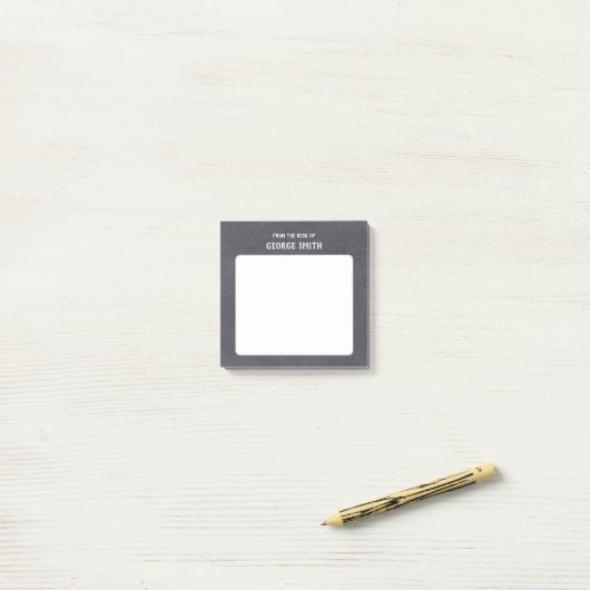 Blackboard-stijl van het bureau van het post-it® notes (Op bureau)