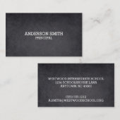 Blackboard Style Seven Line, aangepast Visitekaartje (Voorkant / Achterkant)