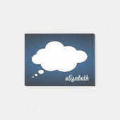 Blackboard Talk Bubble Gepersonaliseerde naam Post-it® Notes (Voorkant)